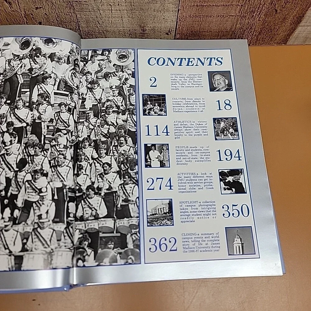 JAMES MADISON UNIVERSITY 1987 